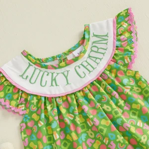 Sleeveless Floral Lucky Charm Infant outfit