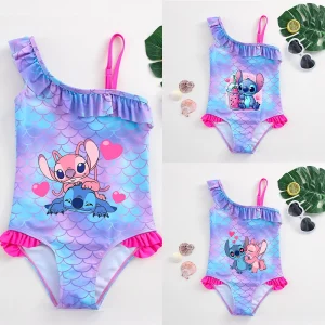 baby Girl and Toddler Mermaid Swimsuit