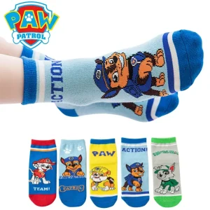 5 Pairs Paw Patrol Boys Socks